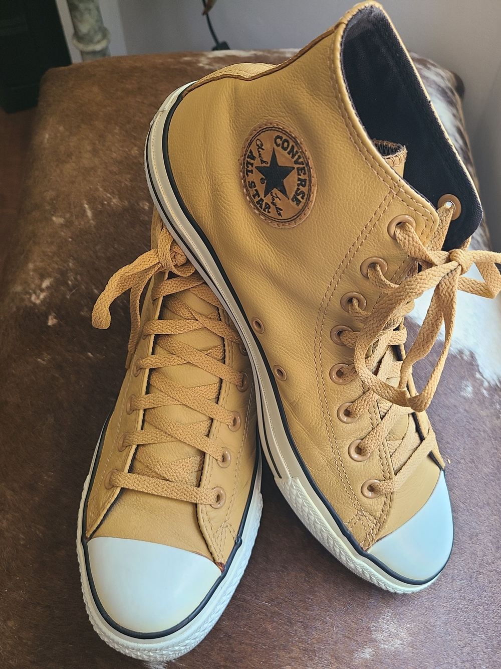 Converse Chuck Taylor All Star High Top Sneakers - Tan Color